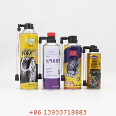 Tampa de spray aerossol antifuro inflador de vedação de pneu para fixação de furos