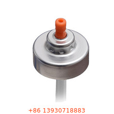Válvula spray aerossol de alumínio antiferrugem 20mm para latas de folha de flandres