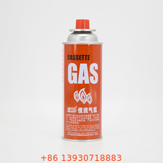 CMYK que imprime o cartucho recarregável do gás do butano para a capacidade do fogão de acampamento 400ml