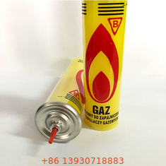 Reenchimento mais claro do gás do butano do tamanho compacto 80ml para a cozinha e o ASSADO da tocha