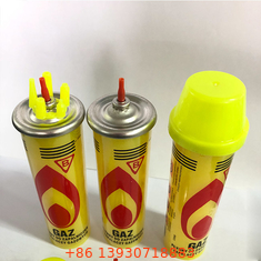 Recarga de gás butano leve e conveniente de 80 ml ao ar livre para maçarico