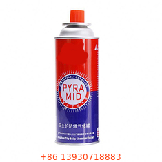Canister de gás de butano de parede recta com material de estanho durável