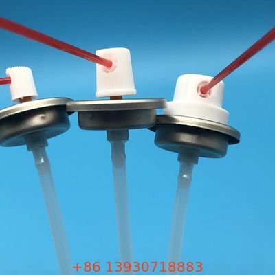 Válvula de aerossol para limpeza de carburador para aplicações de pulverização automotiva e industrial
