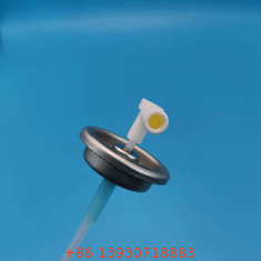 Válvula de aerossol medida de alumínio de prata para compatibilidade universal