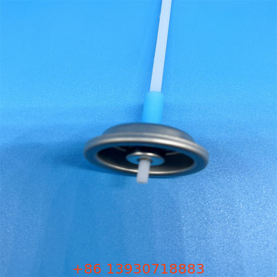 Uma válvula de aerossol de dose medida de uma polegada projetada para precisão de dosagem consistente