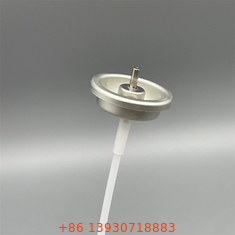 Válvula de medição de aerossóis superior de 1 polegada de metal para aerossóis farmacêuticos