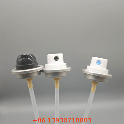 Válvula de pulverização antitranspirante de névoa sedosa premium para marcas de cuidados pessoais de luxo com atuador tátil e tecnologia de pulverização omnidirecional