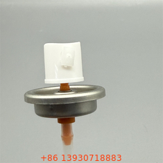 Valva de pulverização de pintura compacta com alimentação por gravidade para kits portáteis de retoque com controle de fluido adaptável à viscosidade e desligamento sem gotas