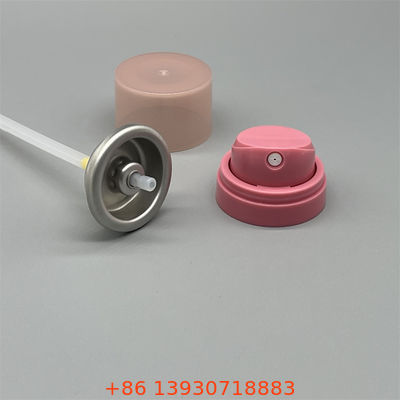 Valve de spray de desodorante superior e atuador de névoa corporal para produtos de higiene pessoal diária para distribuição de aerossóis sem esforço