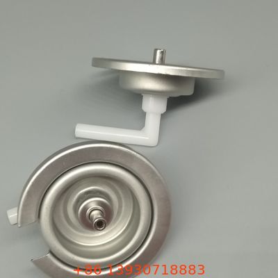 Cartucho de gás de butano com válvula e tampa para acampamento ao ar livre, caminhadas e fogões de piquenique