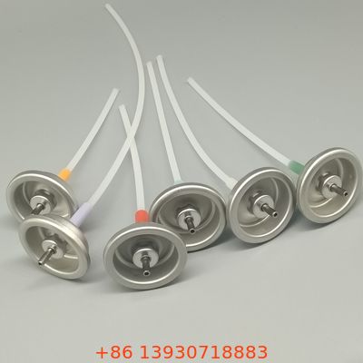 Valva de medição de aerossóis com sistema de distribuição personalizável para precisão da dose