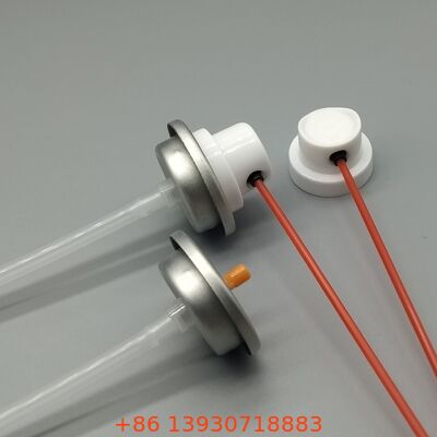 Válvula limpadora de carburador em aerossol compatível com atuadores de tubo de extensão