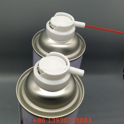 A válvula do lubrificante WD-40 de aerossol se encaixa em latas de aerossol padrão tipo WD-40