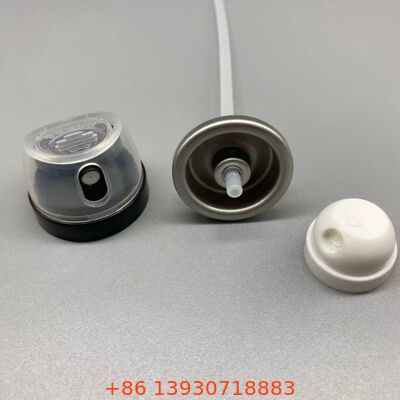 Válvula de pulverização corporal de desodorante à prova de vazamento e resistente a obstruções com tecnologia de distribuição de 360 ° e adaptação universal para latas de alumínio padrão