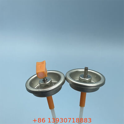 Valva de aerossol de precisão de 1 polegada com taxa de pulverização ajustável e cor do atuador personalizável