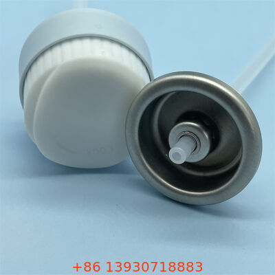 Válvula de aerossol de protetor solar de uma polegada com bico resistente a entupimentos e operação de 360 graus para proteção de corpo inteiro