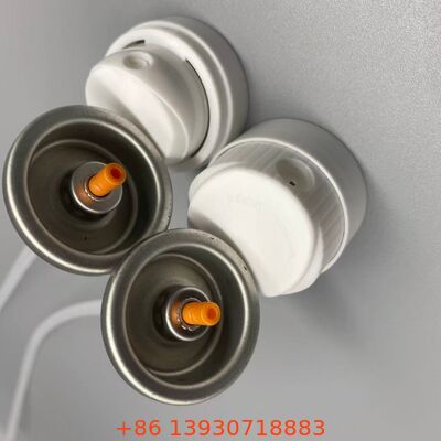 Válvula de aerossol de shampoo seco com atuador para aplicação direcionada à raiz