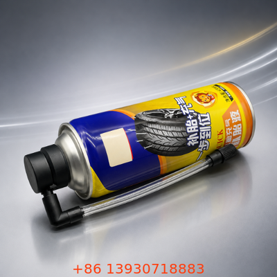 Valva de inflador de pneus de aerossol de uma polegada de estanho com cor de atuador personalizável para manutenção de pneus