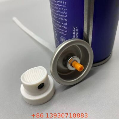 Válvula de spray de brilho capilar com bocal de névoa ultrafinos e projeto anti-obstrução para distribuição à prova de vazamento