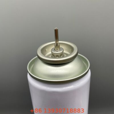 Precision Dispensing Lighter Gas Refill Valve with Double Orifice and Tinplate Mounting Cup for Butane Lighter Refill Valve