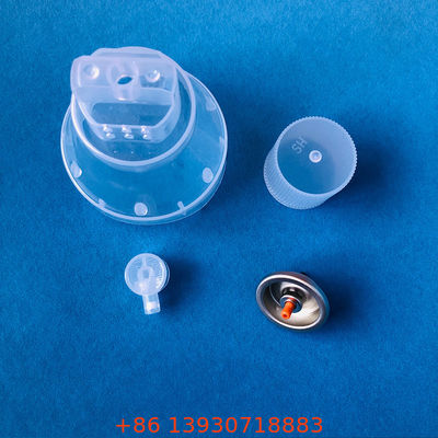 Sistema completo de spray de oxigénio em aerossóis. Máscara, Cap & Actuador para tratamento facial, cutâneo e de bem-estar.