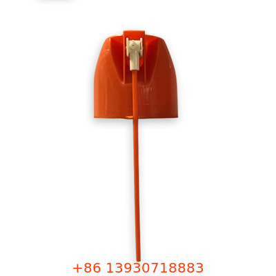 Atuadores de spray de tampa de plástico aerossol multicolorido de 6,5 cm com tubo de extensão