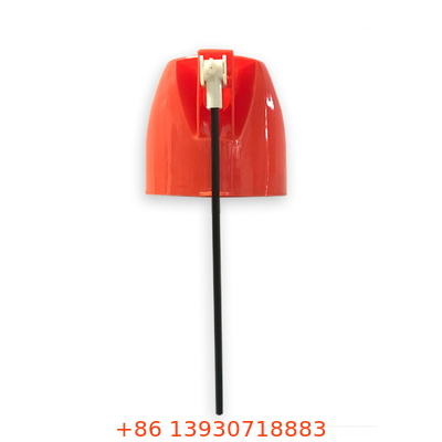 Atuadores de spray de tampa de plástico aerossol multicolorido de 6,5 cm com tubo de extensão