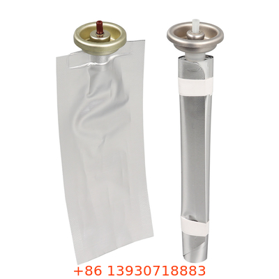 Saco de aerossol de aço inoxidável na válvula spray para produtos de cuidados com o corpo