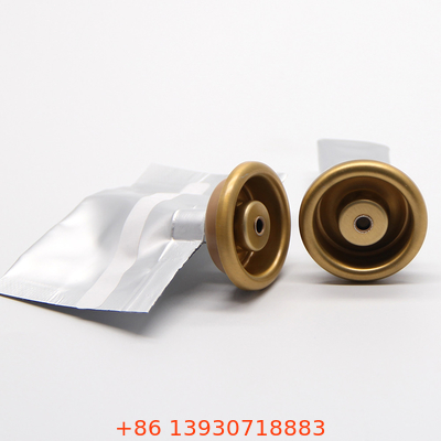 Saco feminino de 100 mm de altura em produtos de válvula para latas de cosméticos