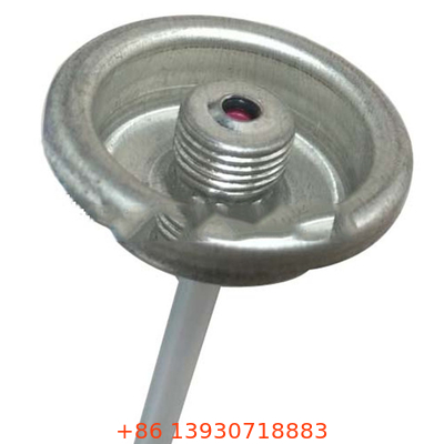 Válvula de lata de gás aerossol com invólucro de PE com tubo de imersão para refrigerante