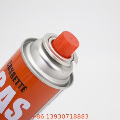 Válvula de spray de aerossol vazio 227g cartucho de gás válvula com conjunto de tampa vermelha