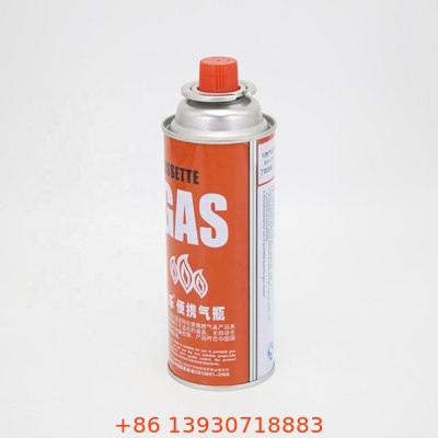 Válvula de gás butano de acampamento de 25,4 mm para latas de aerossol de parede reta