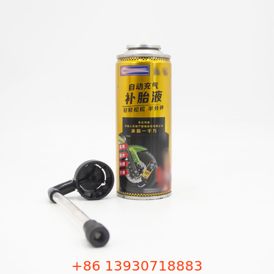 Insuflador de pneus aerossol personalizado para recapagem de pneus por spray de cola