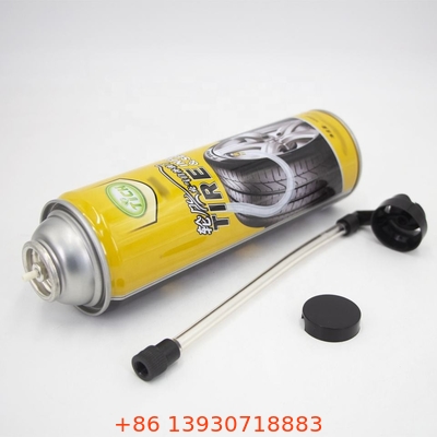 Tampa de spray aerossol de reparo de pneus sem corrosão OEM aceitável