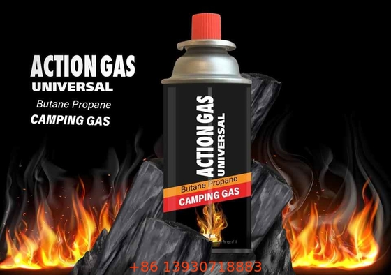 cilindro de gás de butano de 65 x 158 mm para uso industrial com logotipo personalizável