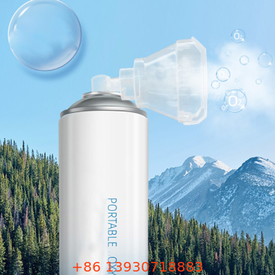 Tampas de lata de aerossol de garrafa de oxigênio de alta resistência com bico de máscara