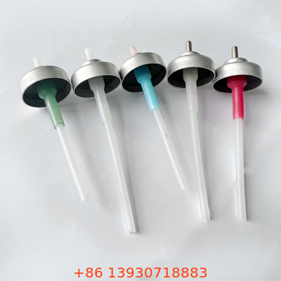 Válvula de aerossol com medidor de resistência química 20 mm para latas de aerossol de cuidados pessoais
