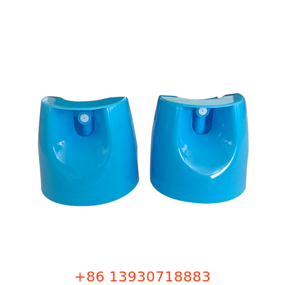 Atuadores de spray de cor azul personalizáveis ​​/ tampas de aerossol 52 mm