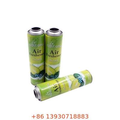 Válvula de spray corporal ambientador de alumínio em aerossol resistente à corrosão