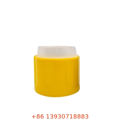 Tampa de spray de aerossol amarelo PP não recarregável para lata de folha de flandres