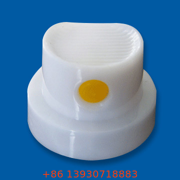 Acionador de tinta spray aerossol de inserção amarela com orifício de 0,46 mm