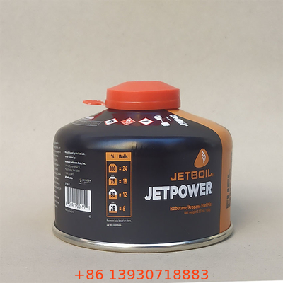 Recipiente de butano antiferrugem 100g Fogão a gás portátil Recipiente de butano 220ml