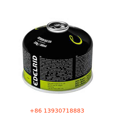 Garrafa de gás de butano eficiente para serviços de restauração com função de ligação rápida e longo tempo de queima