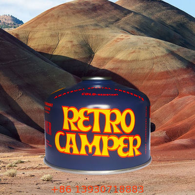 Garrafa de gás de butano eficiente para serviços de restauração com função de ligação rápida e longo tempo de queima