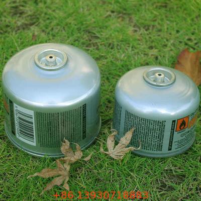 Canisters de gás propano-butano multiuso para viagens, acampamentos e emergências ¥ 300g, design compacto
