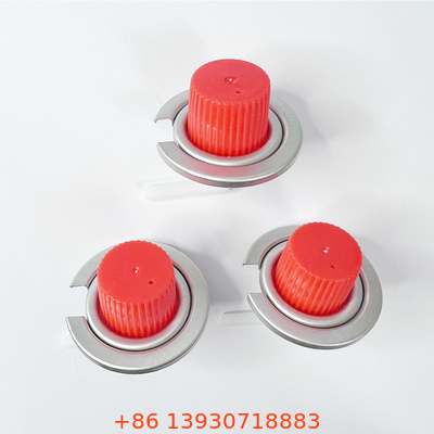 Válvula de controle resistente do fogão de Mini Aerosol Can Valve Portable do alojamento com haste especial