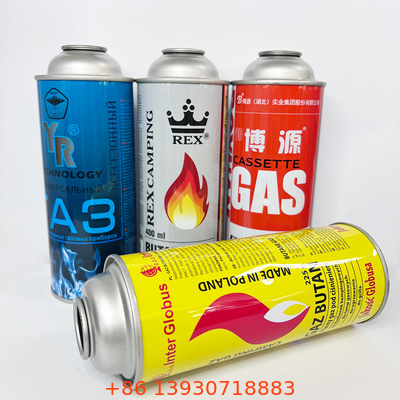 CMYK que imprime a pressão estourada Mpa do cartucho 1,4 do gás do butano do metal