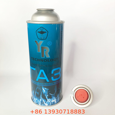 Válvula de gás portátil do butano do cartucho do aerossol uma polegada para Tin Cans