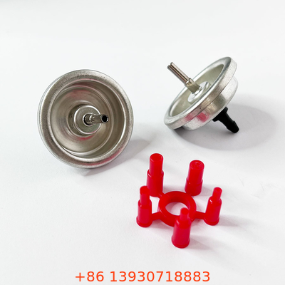 Tamanho mais claro da válvula 1inch do reenchimento do butano da personalização com mola de aço inoxidável