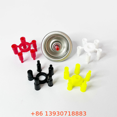 Metal padrão da válvula do reenchimento do isqueiro de gás e material plástico para latas do isqueiro de gás